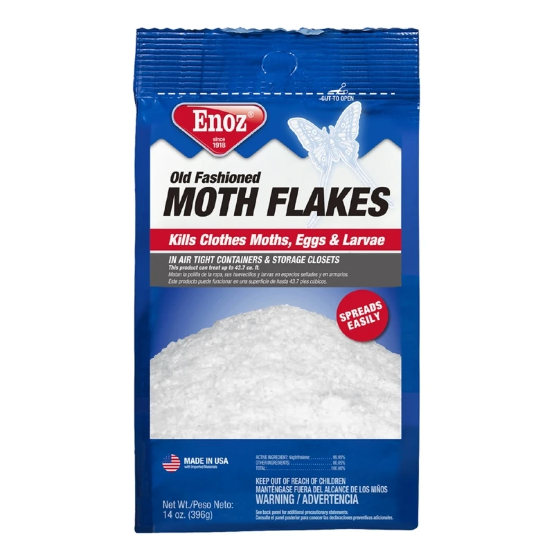 14 Oz. Old Fashioned Naphthalene Moth Flakes For Moth Control