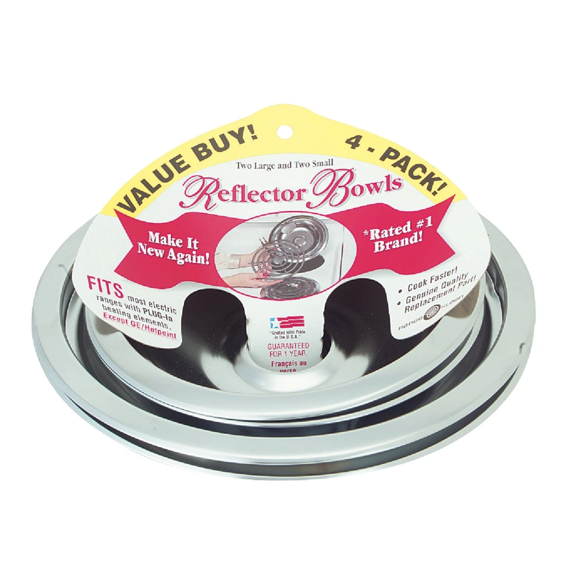 RANGE KLEEN STYLE A DRIP PAN 4PK