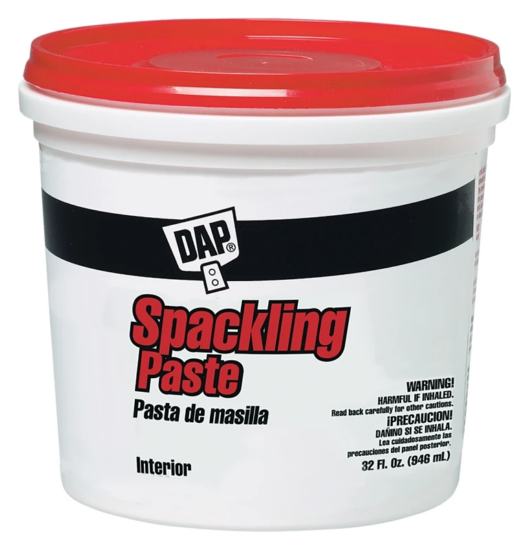 Bondex Ready To Use White Spackling Paste 1 Quart - Professional Grade Repair