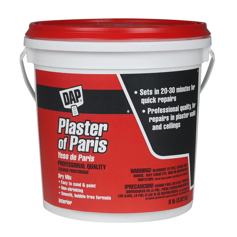 8 Lb. White Plaster Of Paris - Fast Setting Patching Compound