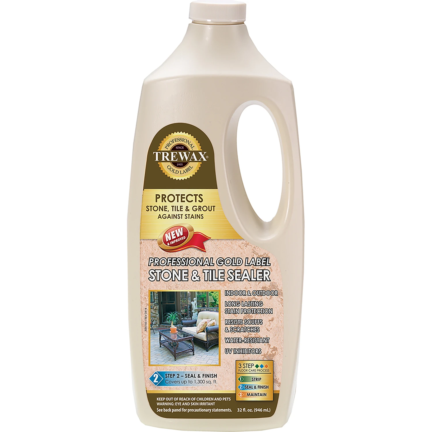Tile Sealer Finish 32 Ounce Bottle for Tile and Grout Protection