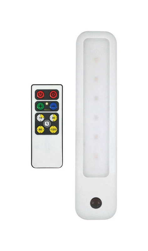8.5 In. Battery Powered Led Strip Light With Remote, 95 Lumens, White