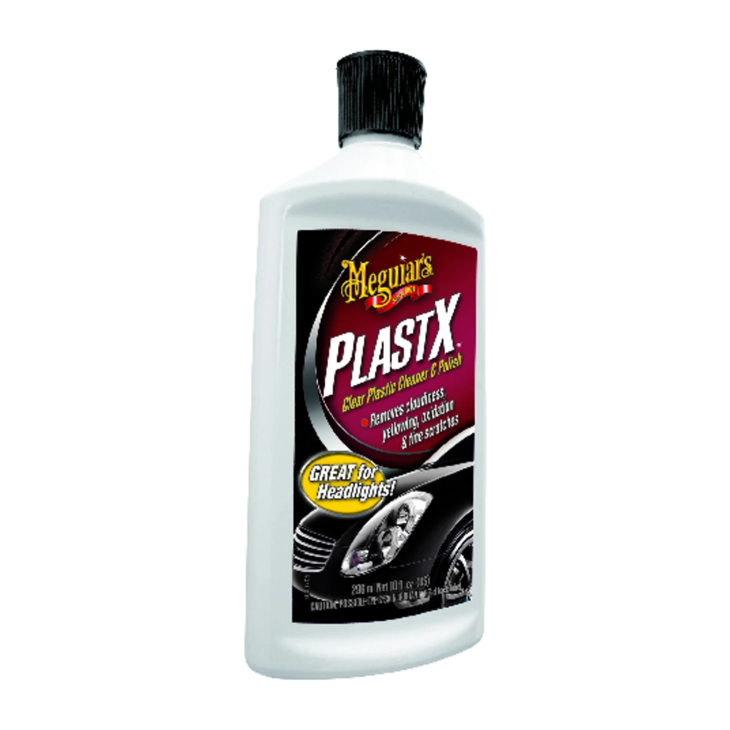 Plastx Plastic Cleaner/polish Liquid 10 Oz - Restore Clarity & Shine