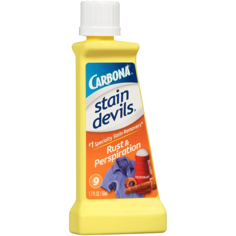 Carbona Stain Devils Rust and Perspiration No Scent Stain Remover Liquid 1.7 oz.