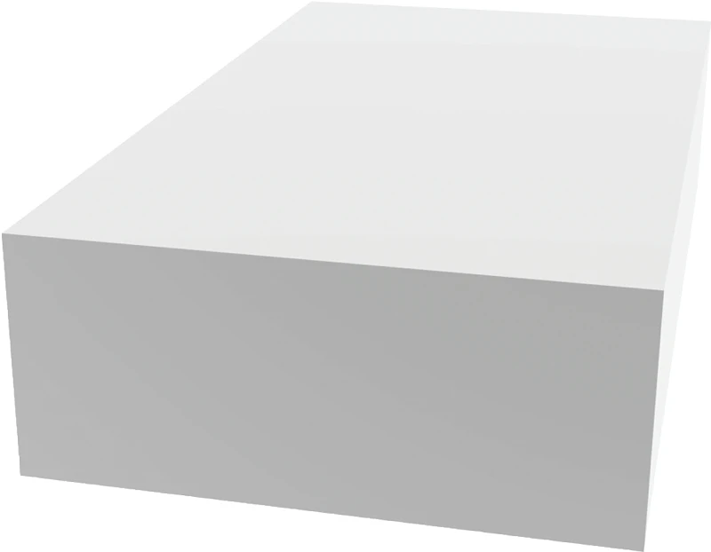 1 In. X 2 In. X 12 Ft. White Cellular Pvc Trim Board