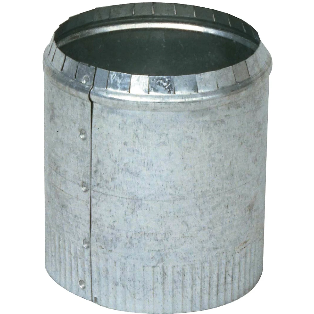 8 In. 28 Ga. Galvanized Steel Round Starting Collar For Hvac Duct
