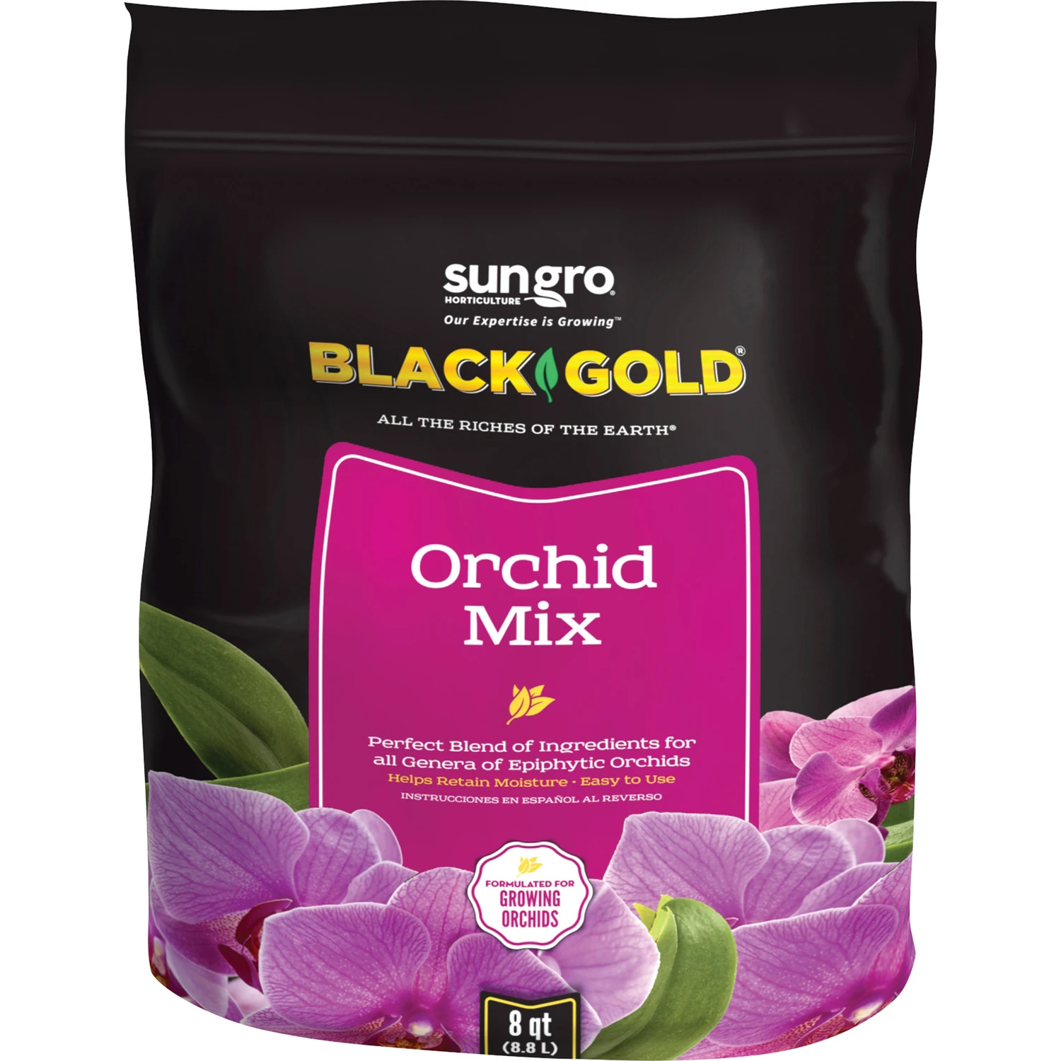 Organic Orchid Potting Mix 8 Quart - Premium Blend For Orchids