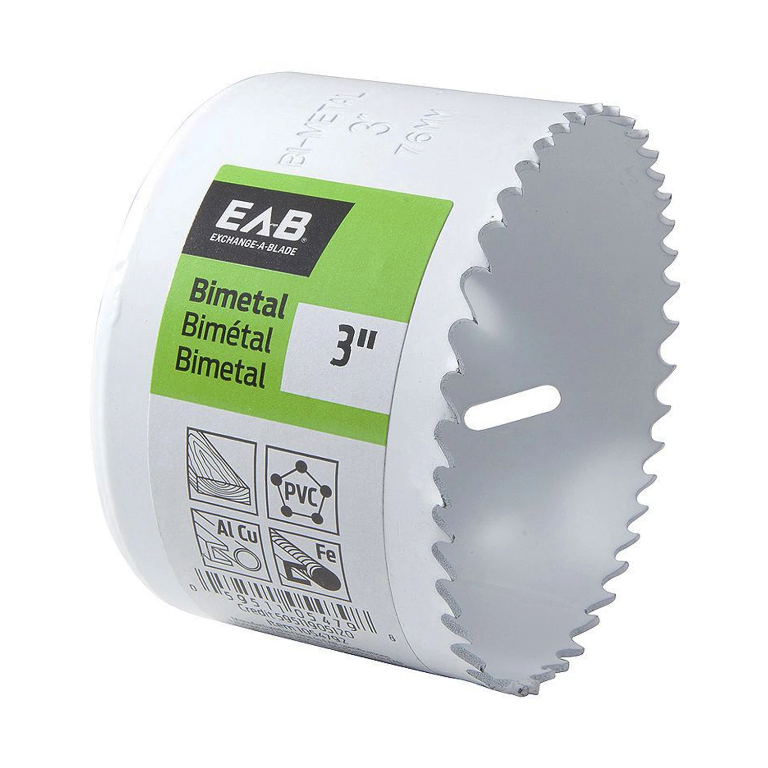 Industrial Hole Saw, M3 BiMetal, 3-In.