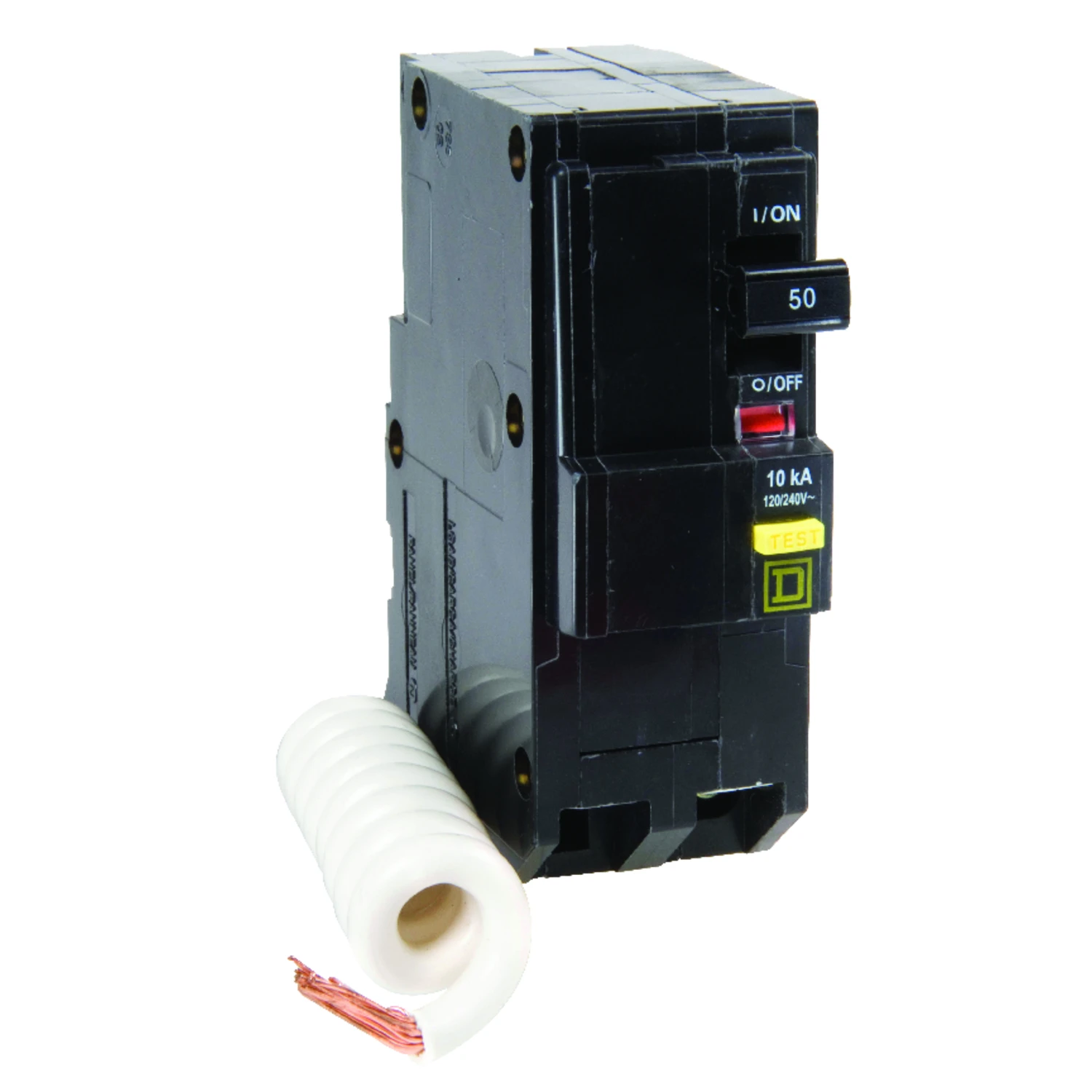 Qo 50 Amp Double-pole Gfci Circuit Breaker - Model Qo250gficp