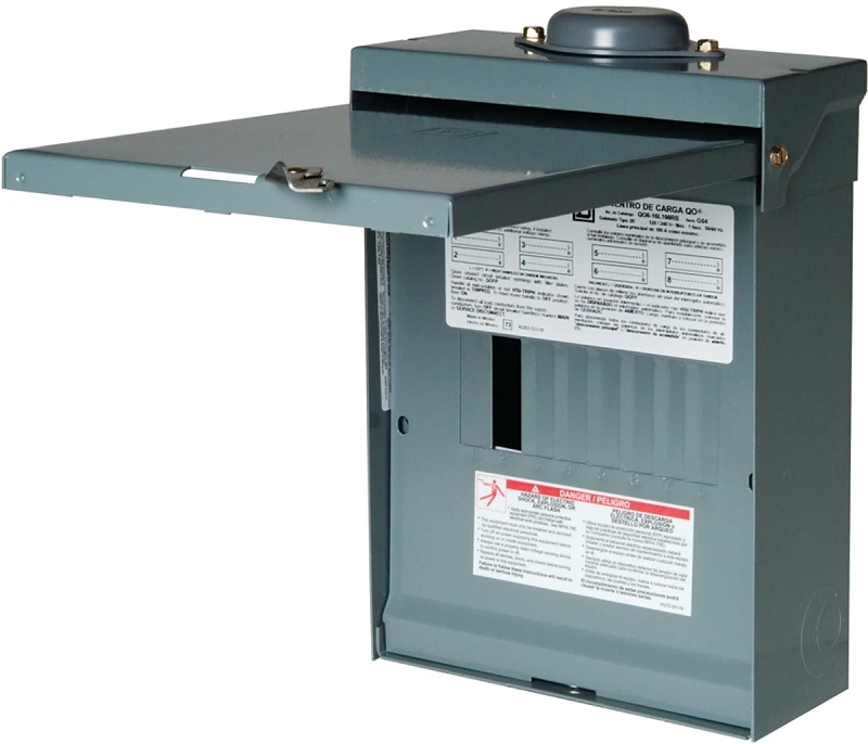 Qo 100 Amp 8-space 16-circuit Raintight Main Lug Load Center