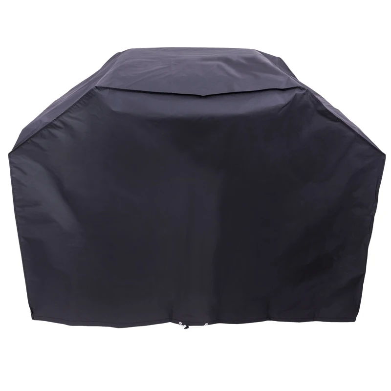Black 62-inch 3 To 4 Burner Grill Cover With Drawstring