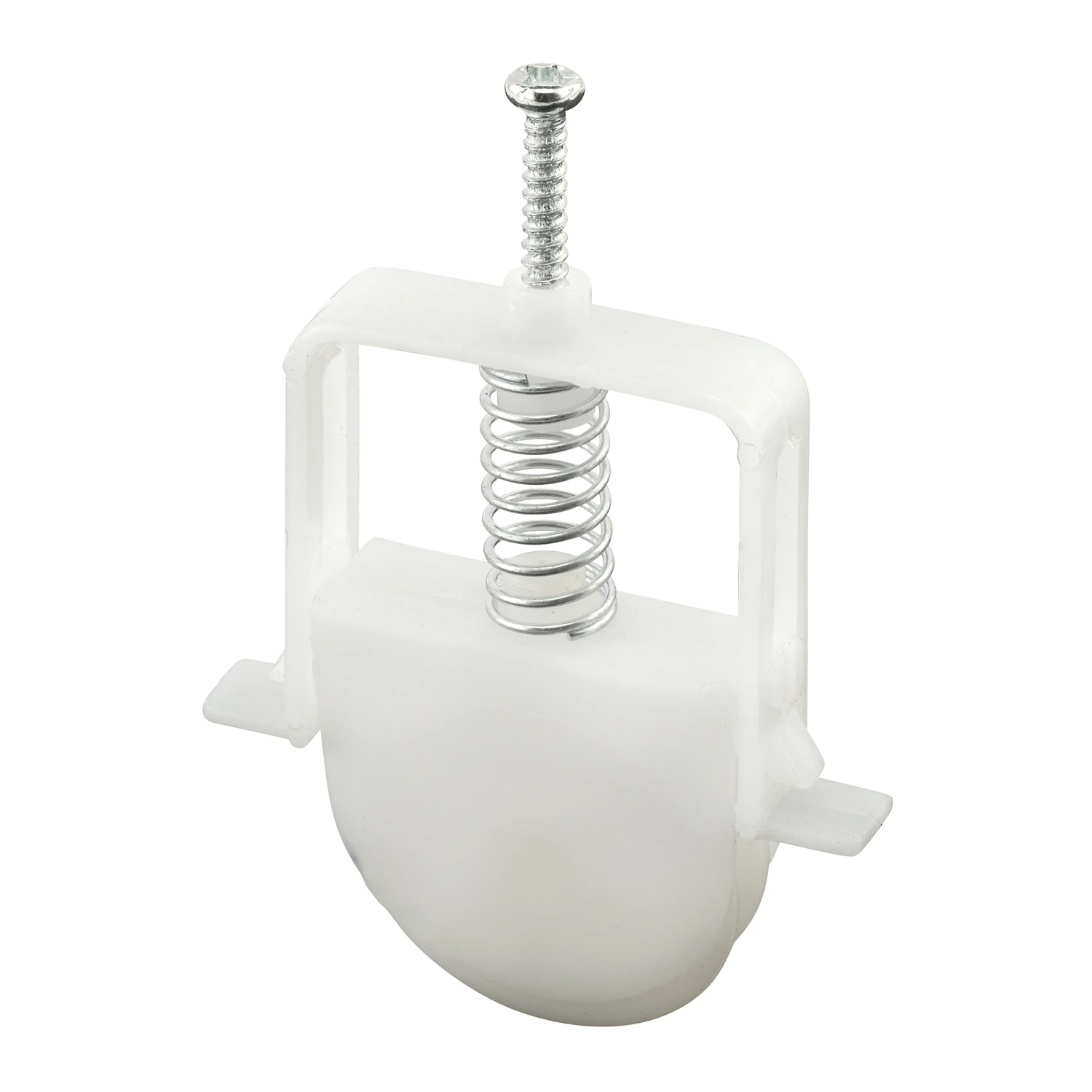 Steel Screen Door Tension Spring Nylon Roller with Angle Stop,1 In., 2-Pk.