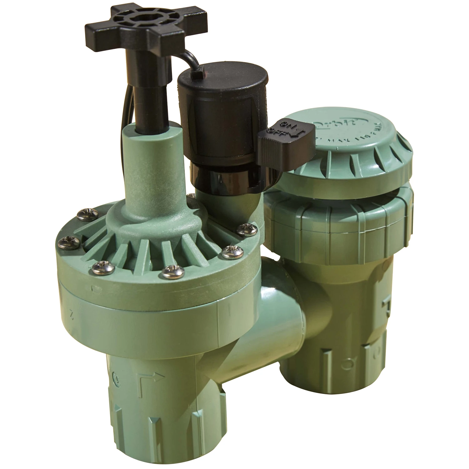 1" Fpt Electric Anti-siphon Valve, 150 Psi, Durable Plastic Construction