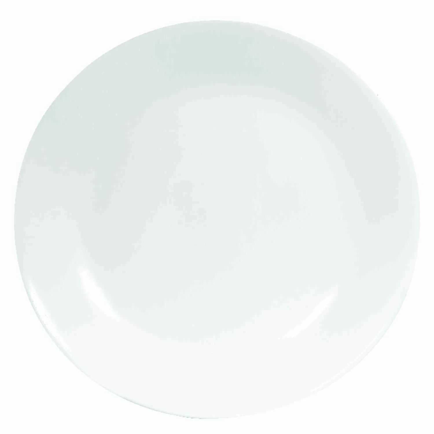 Corelle White Glass Winter Frost White Dinner Plate 10-1/4 in. D 1 pk