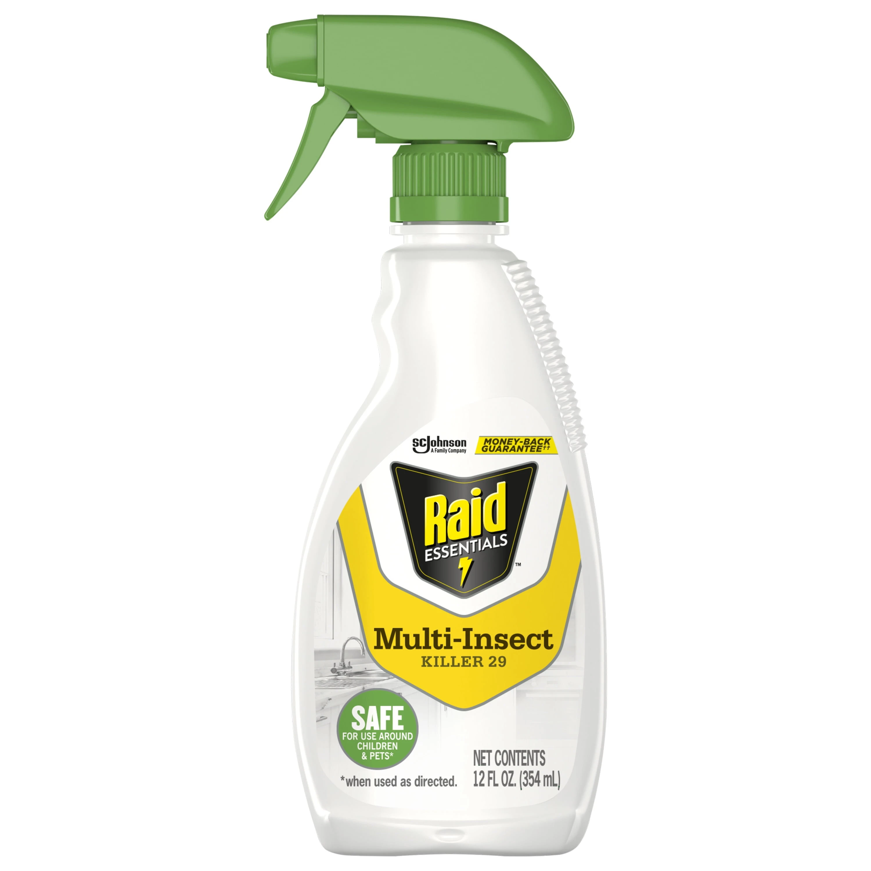 Raid Essentials Organic Insect Killer Spray 12 oz