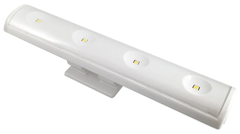 White Swivel Clamp Bar Light with Adjustable Clamp for Versatile Lighting
