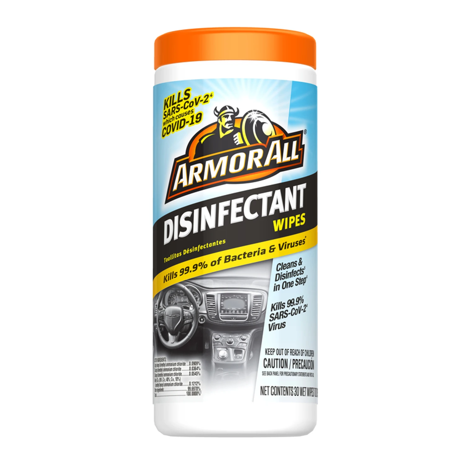 Disinfectant Wipes, 30-Ct.
