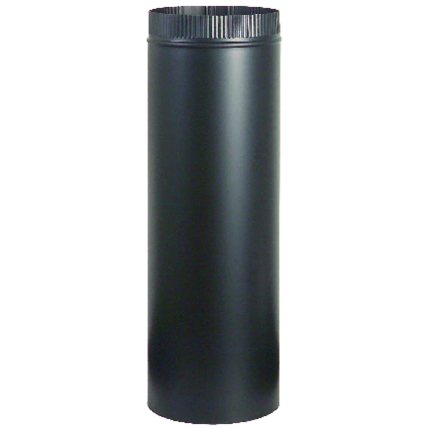 Snaplock 7 In. X 24 In. 1200 F Black Steel Stove Pipe