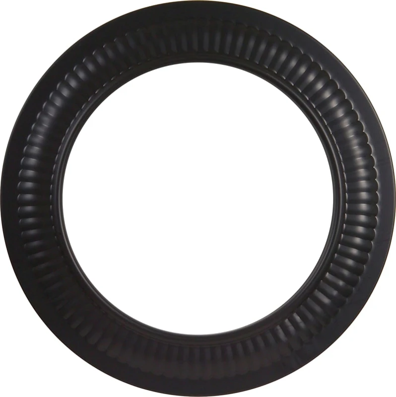 5 In. Diameter 24 Gauge Steel Stove Pipe Trim Collar - Black