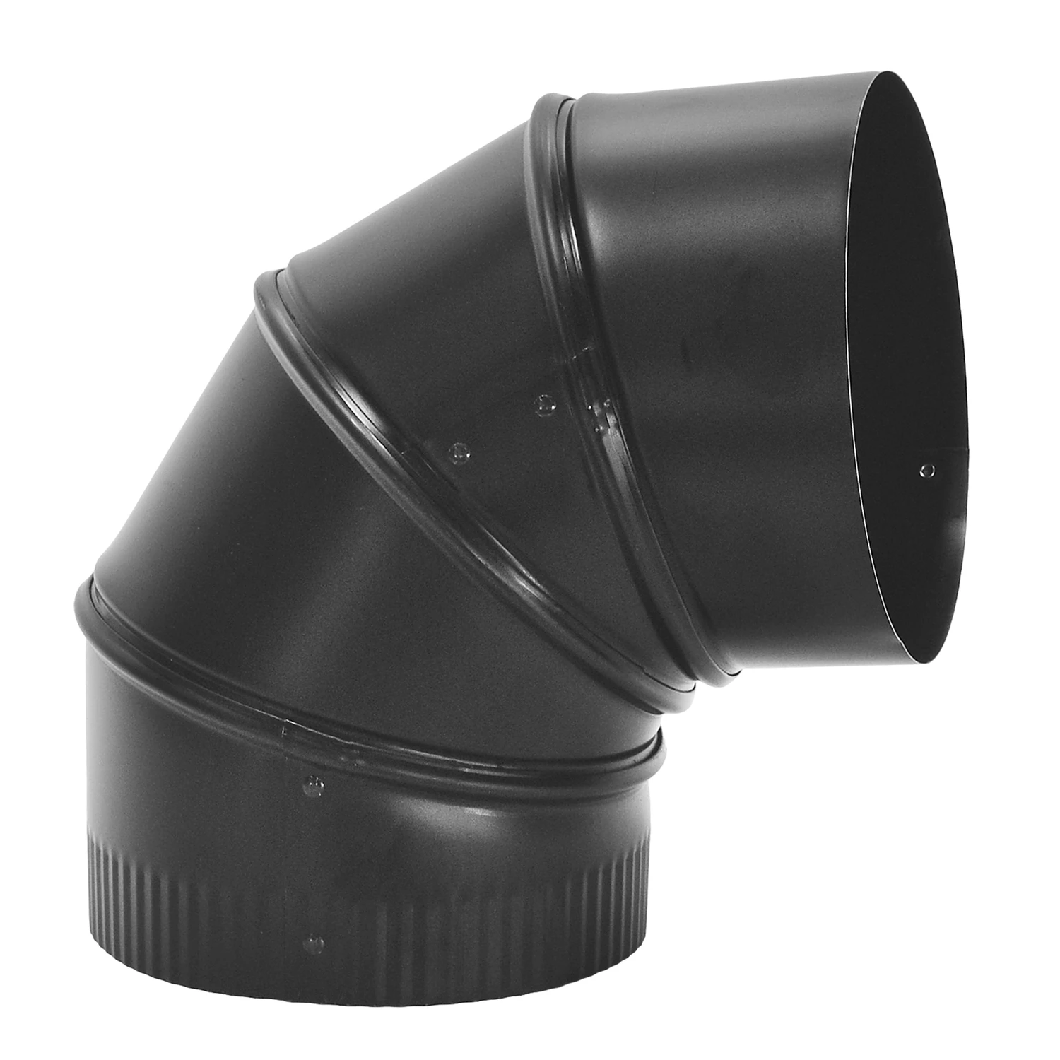 6 In. 24 Gauge Adjustable Elbow For Woodstoves And Chimneys