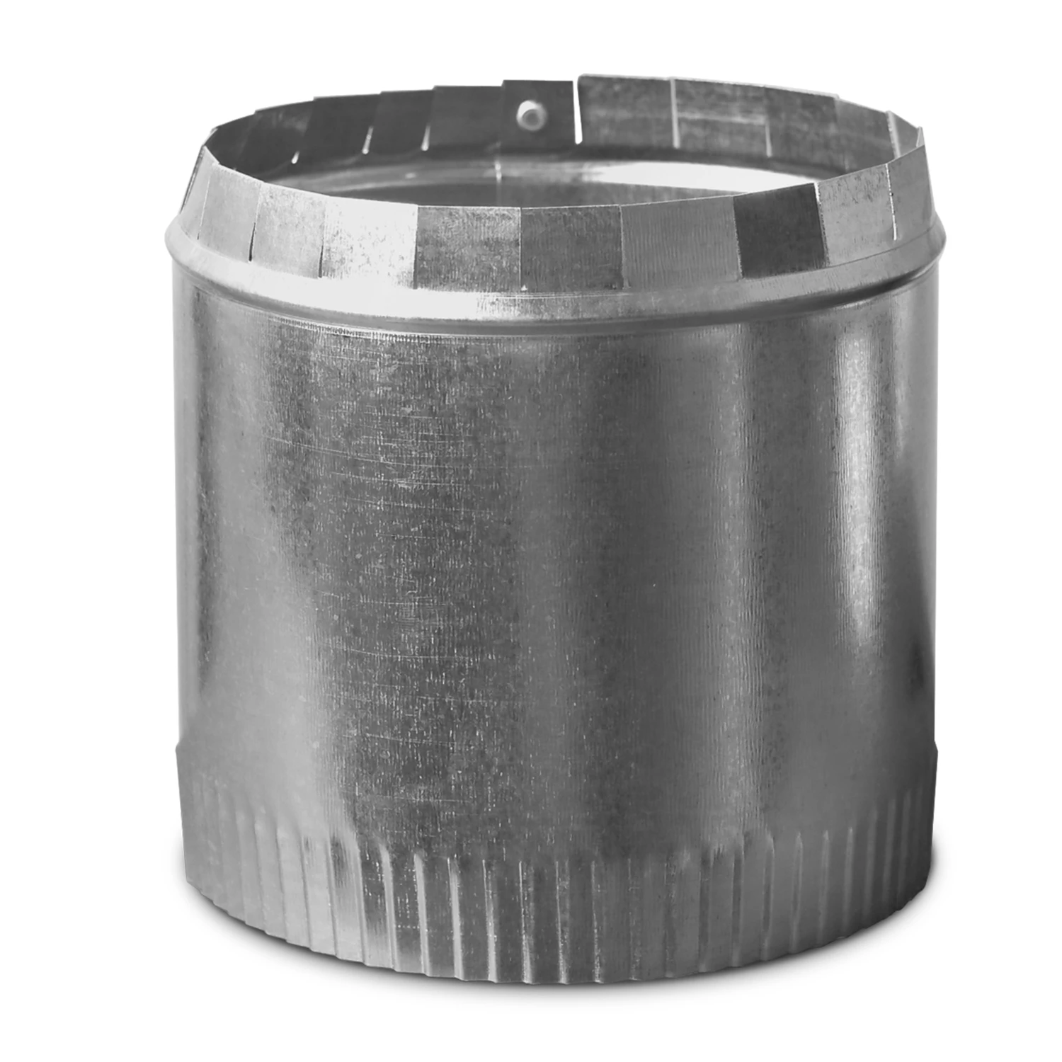 30 Gauge 6 Inch Galvanized Steel Round Starting Collar