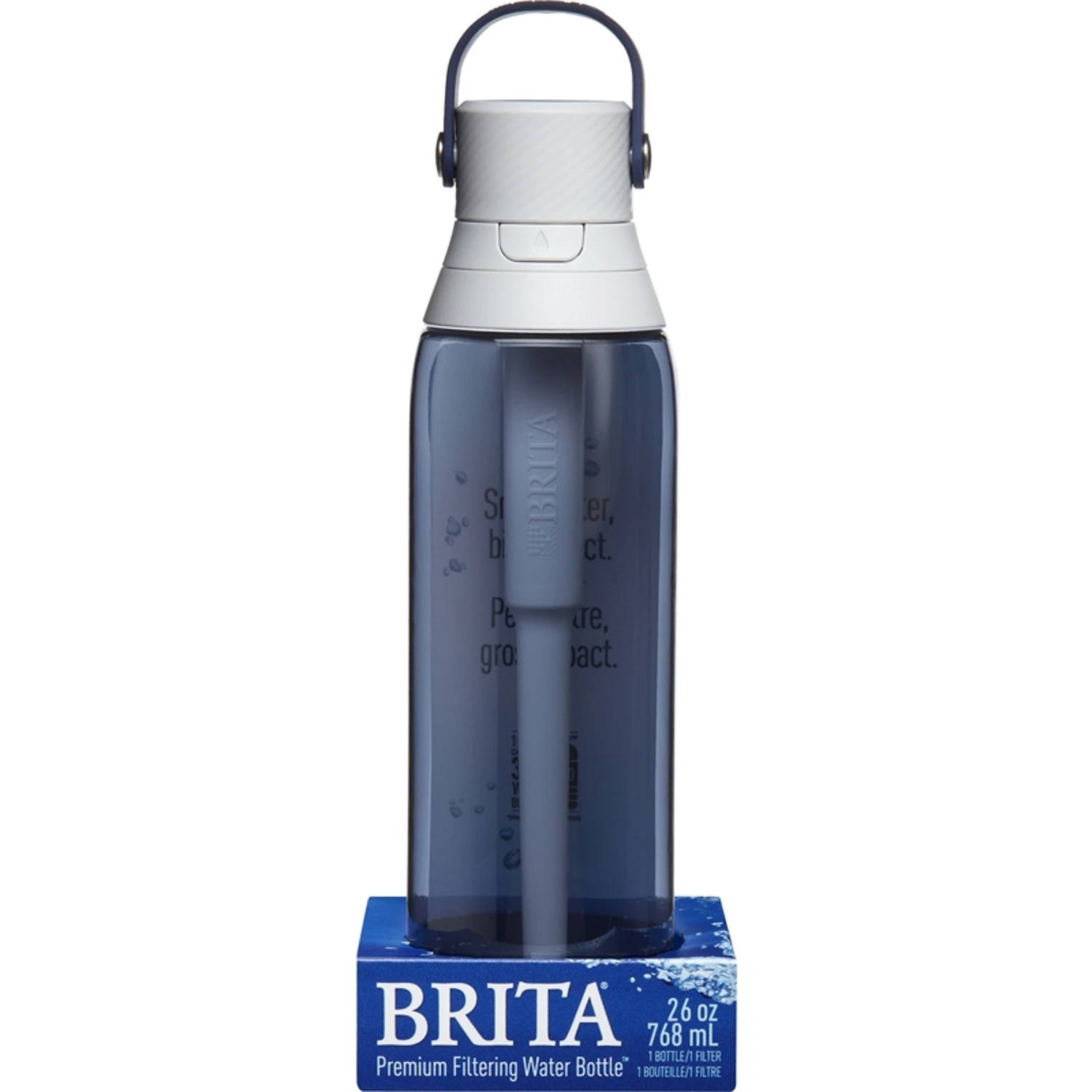 Plastic Water Bottle in Night Sky Color, 26 Ounce Capacity