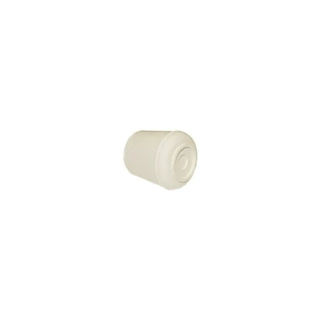 Furniture Leg Tip, Off White Rubber, 5/8 In.