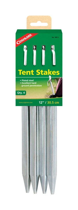 12-Inch Metal Tent Stakes