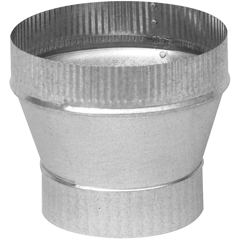 24 Gauge 4 In. X 5 In. Galvanized Steel Stove Pipe Increaser