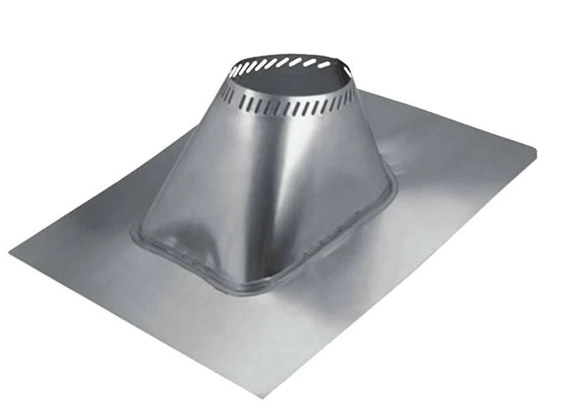 Selkirk 6 In. Aluminum Adjustable Roof Pipe Flashing, 2/12 To 6/12 Roof Pitch
