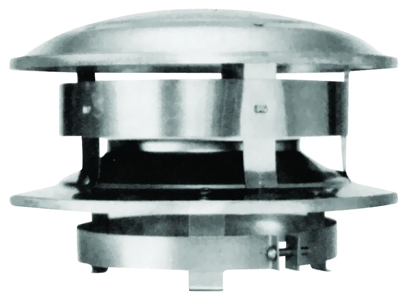 6 In. Stainless Steel Round Chimney Cap With Dome Design