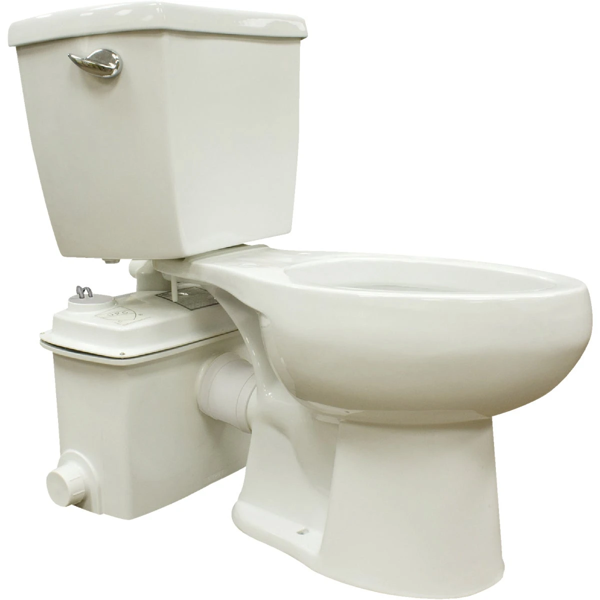 Powerflush Optima 1.28 Gpf Elongated Toilet With Grinder Pump