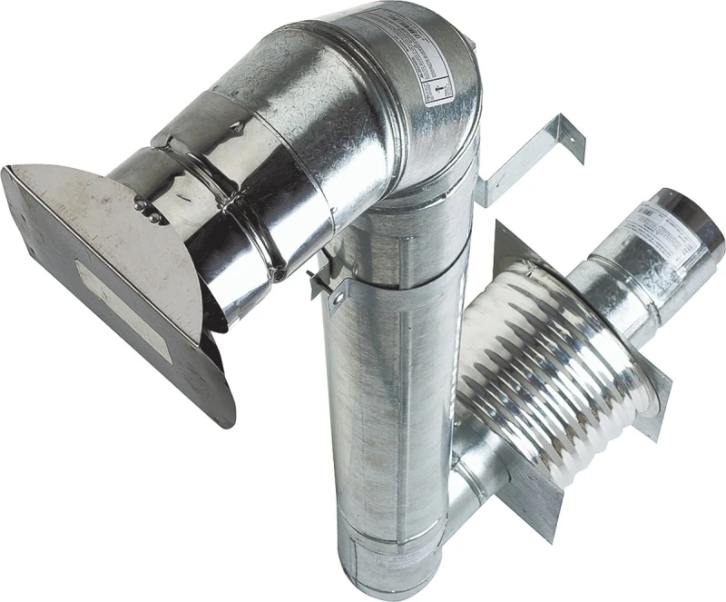 3 Or 4 In. Diameter X 14 In. Length Stainless Steel Pellet Corn Stove Kit