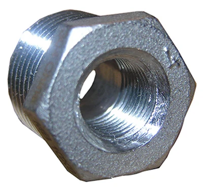 Stainless Steel Reducing Hex Bushing, 3/4 X 1/2 Inch, Type 304