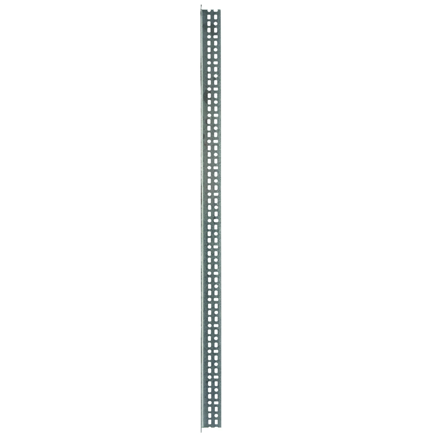Offset Slotted Steel Angle, 14 Gauge, 2.25 Inch by 1.5 Inch by 48 Inch