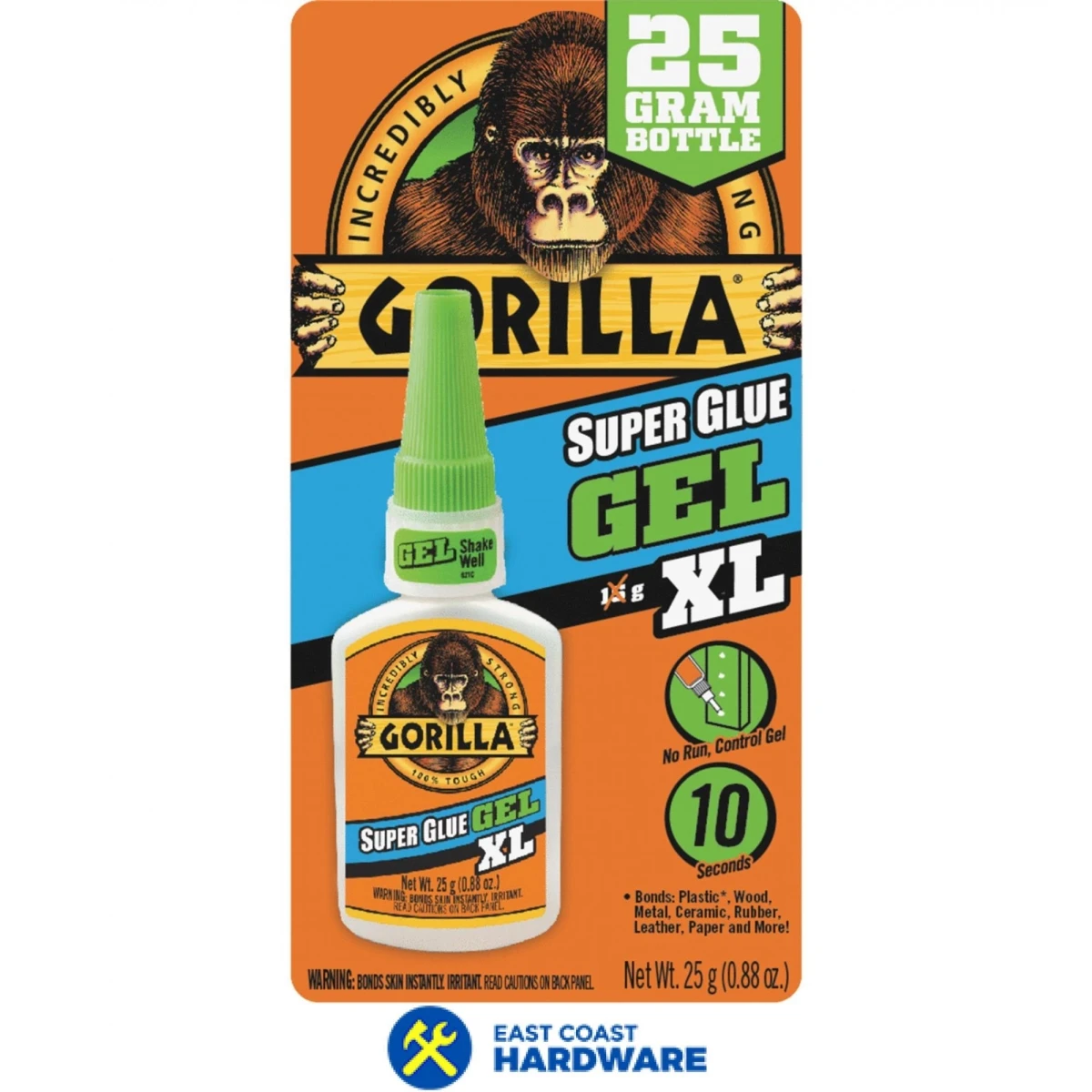 Gorilla High Strength Clear Super Glue 0.88 oz