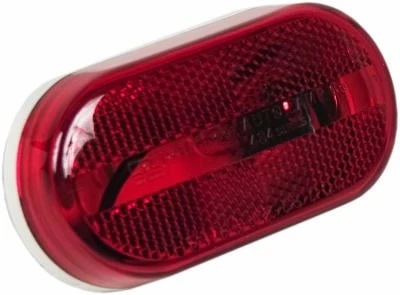 Trailer Marking Light, Red, 4-1/8 x 2-In.