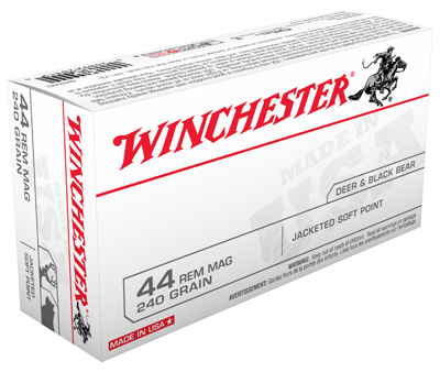 .44 Remington Magnum Centerfire Pistol Ammunition - 240 Grain Jsp - 50 Rounds