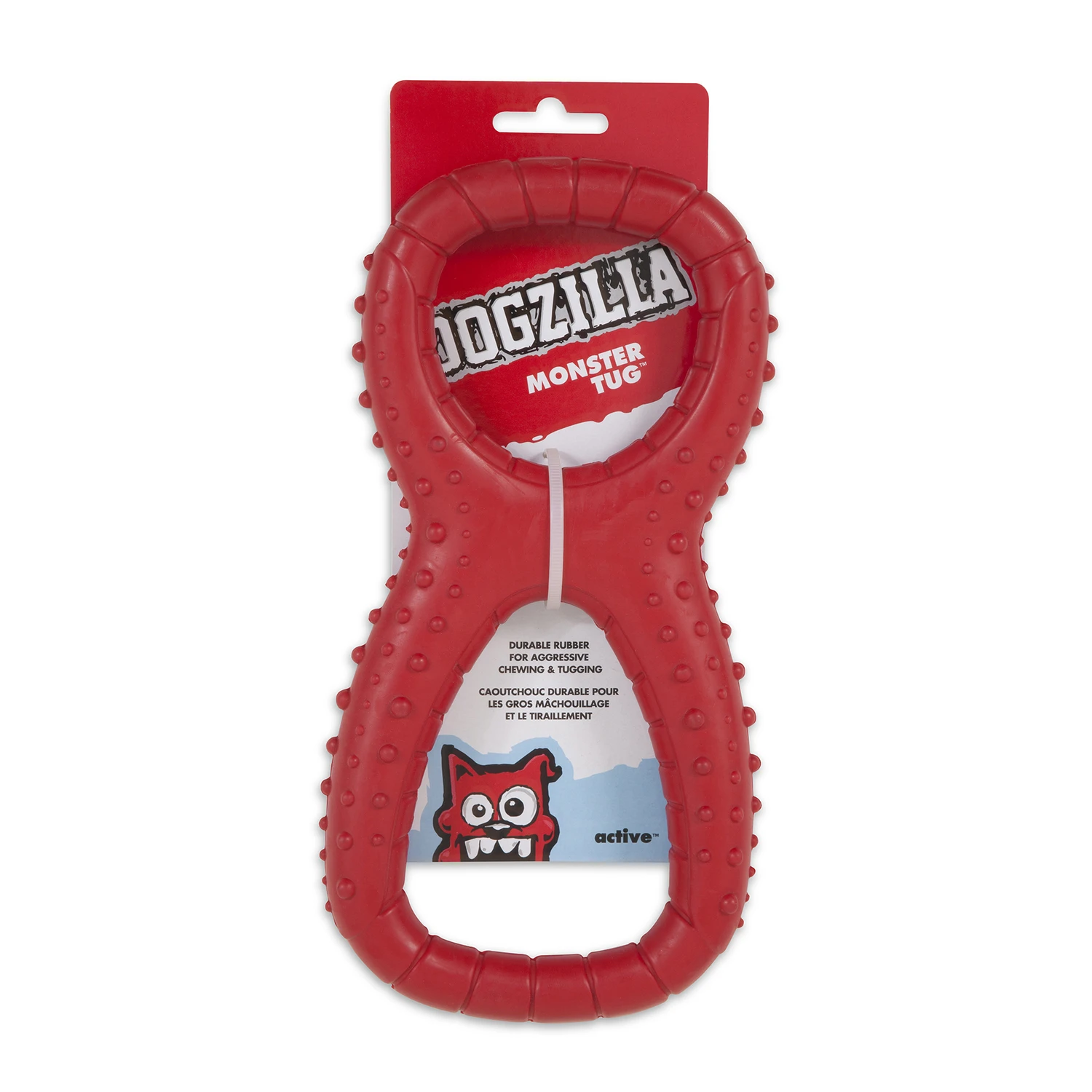 Dog Toy, Red Monster