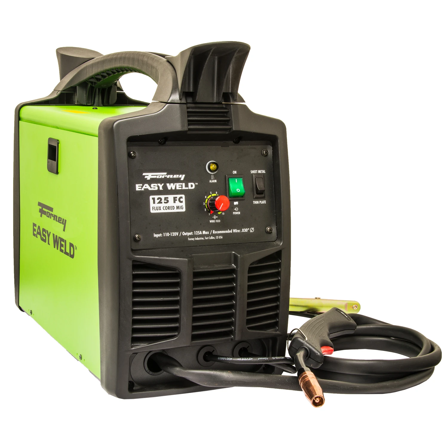 Easy Weld 125 Fc 120 Volt 125 Amp Gasless Flux-cored Welder 42.5 Lb Green
