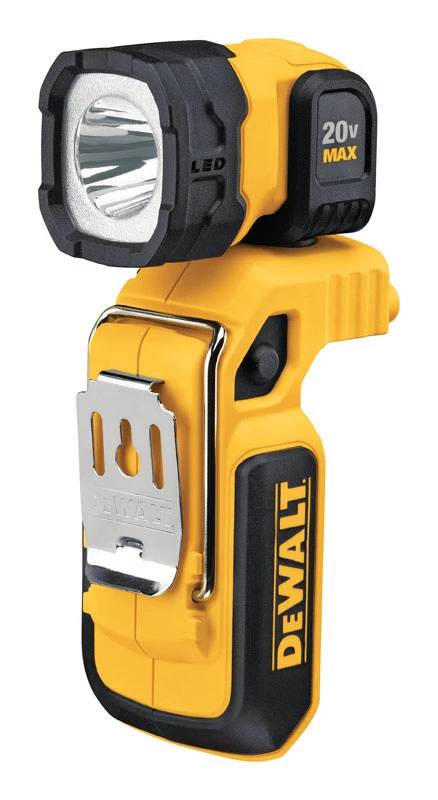 20v Max 160 Lumen Black/yellow Led Work Light Flashlight Dcl044