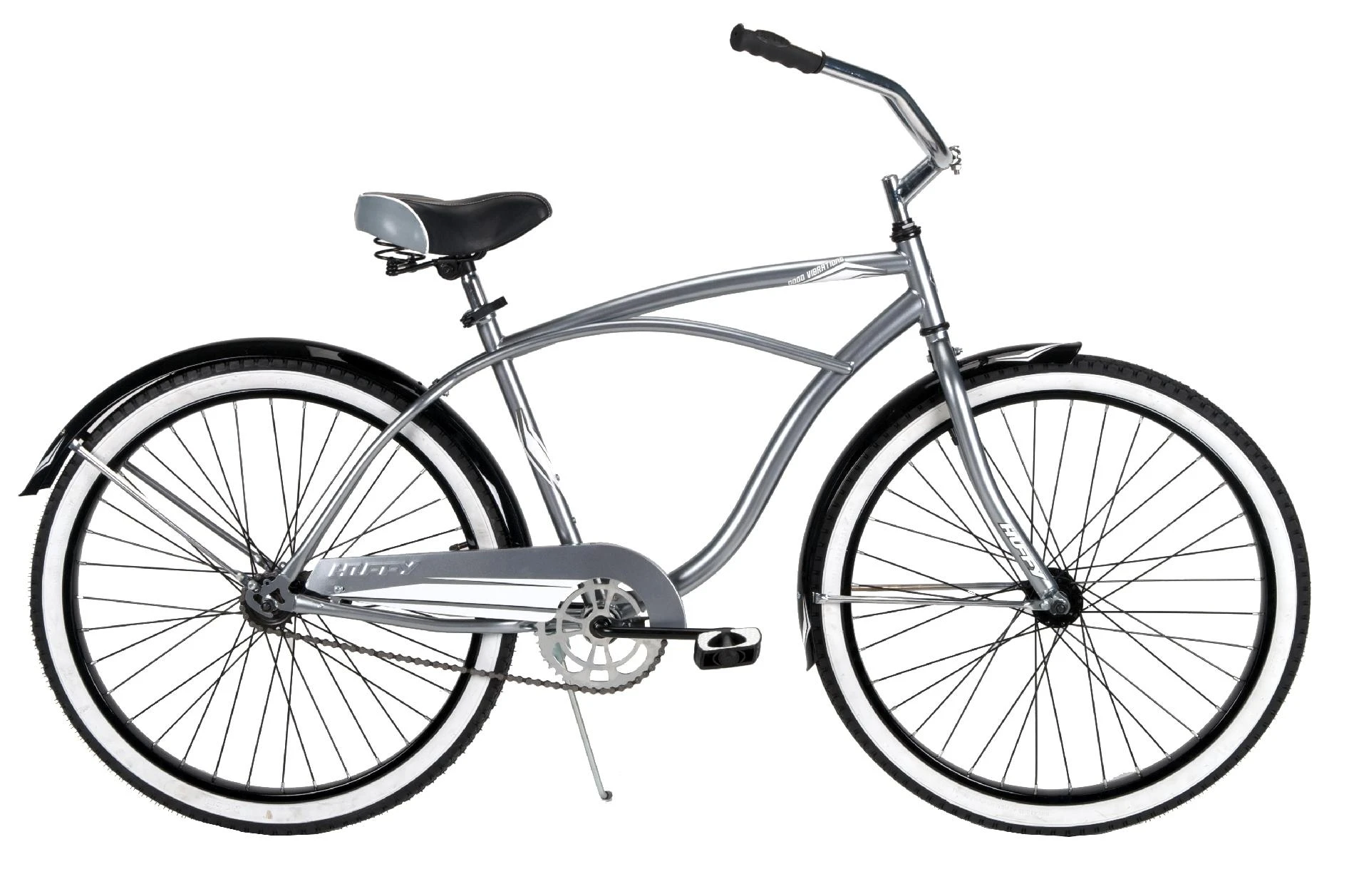 Good Vibrations 26-inch Men's Cruiser Bike In Warm Metallic Silver
