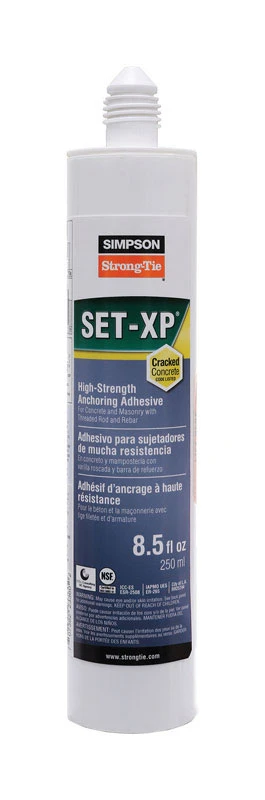 8.5 Oz. High-strength Epoxy Anchoring Adhesive With Nozzle And Extension