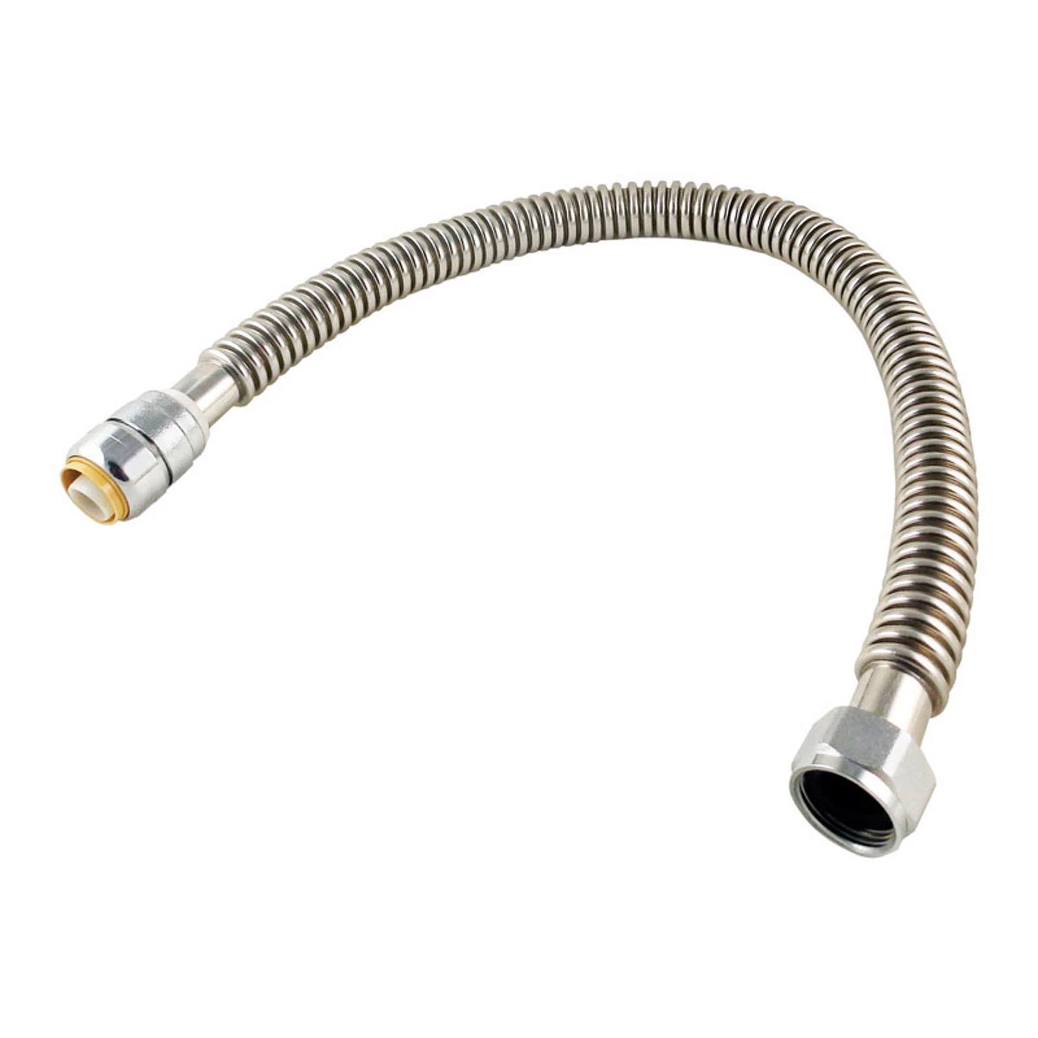 3/4 In. Push X 1 In. Fip 24 In. Brass Water Softener Hose