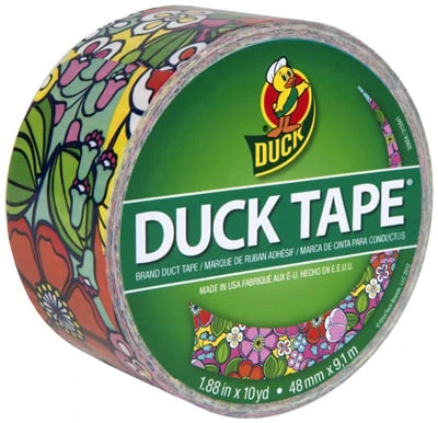 1.88 In. X 10 Yard Flower Print Duct Tape - 6 Pack