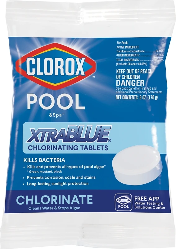 Clorox Pool&spa Active99 3-inch Chlorinating Tablets, 6 Ounce