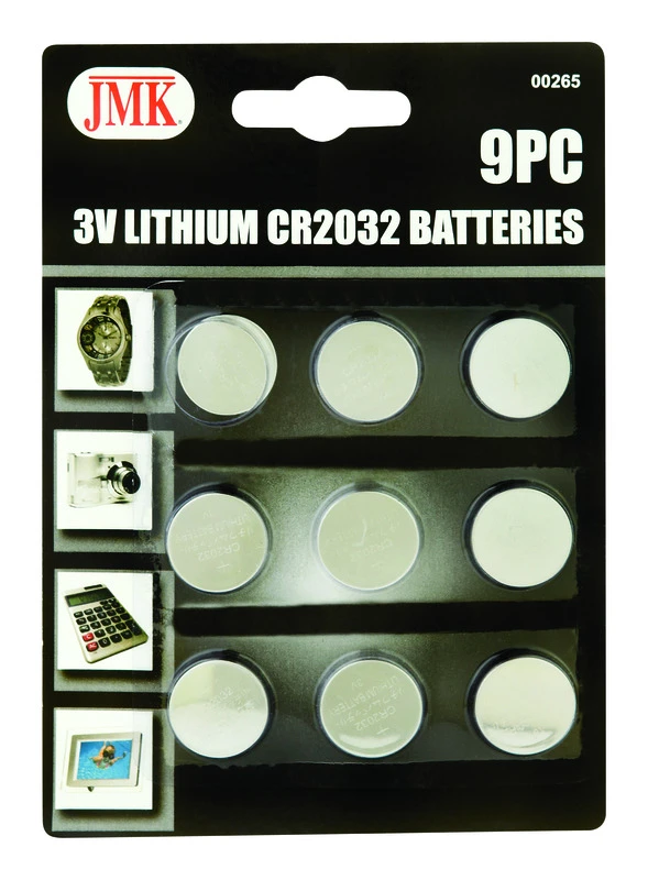 Max Force Lithium 2032 3 volt Button Cell Battery 9 pk