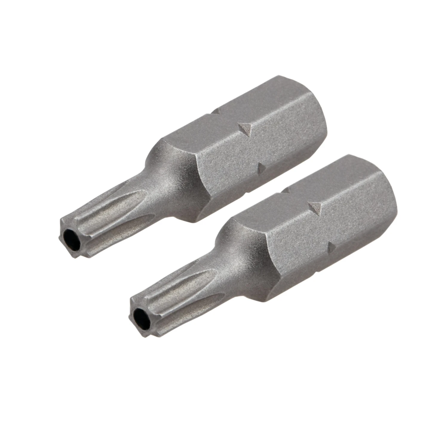 Torx T20 X 1 In. L Tamper-resistant Insert Bit Chrome Vanadium Steel 2 Pc