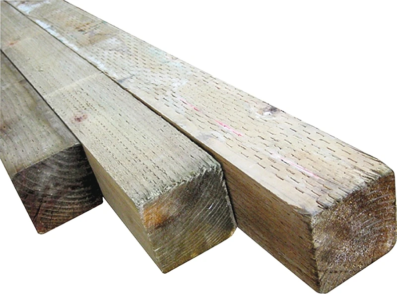 4x4x8 Ft Pressure Treated Southern Pine Post (model 104x4-ws096ct)