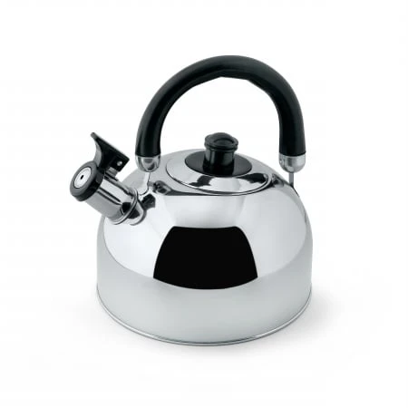 2.5 Quart Stainless Steel Whistling Tea Kettle With Mirror Polish Finish